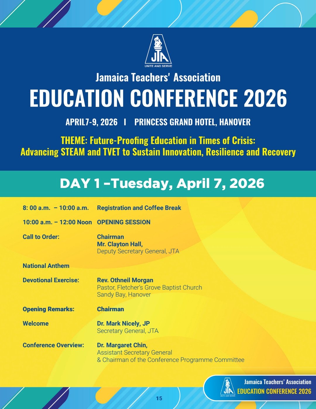 Programme 2026 cover page